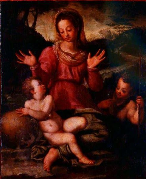 Madonna and Child with St